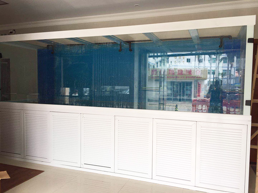 超白大型魚缸定制項目